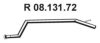EBERSP?CHER 08.131.72 Exhaust Pipe